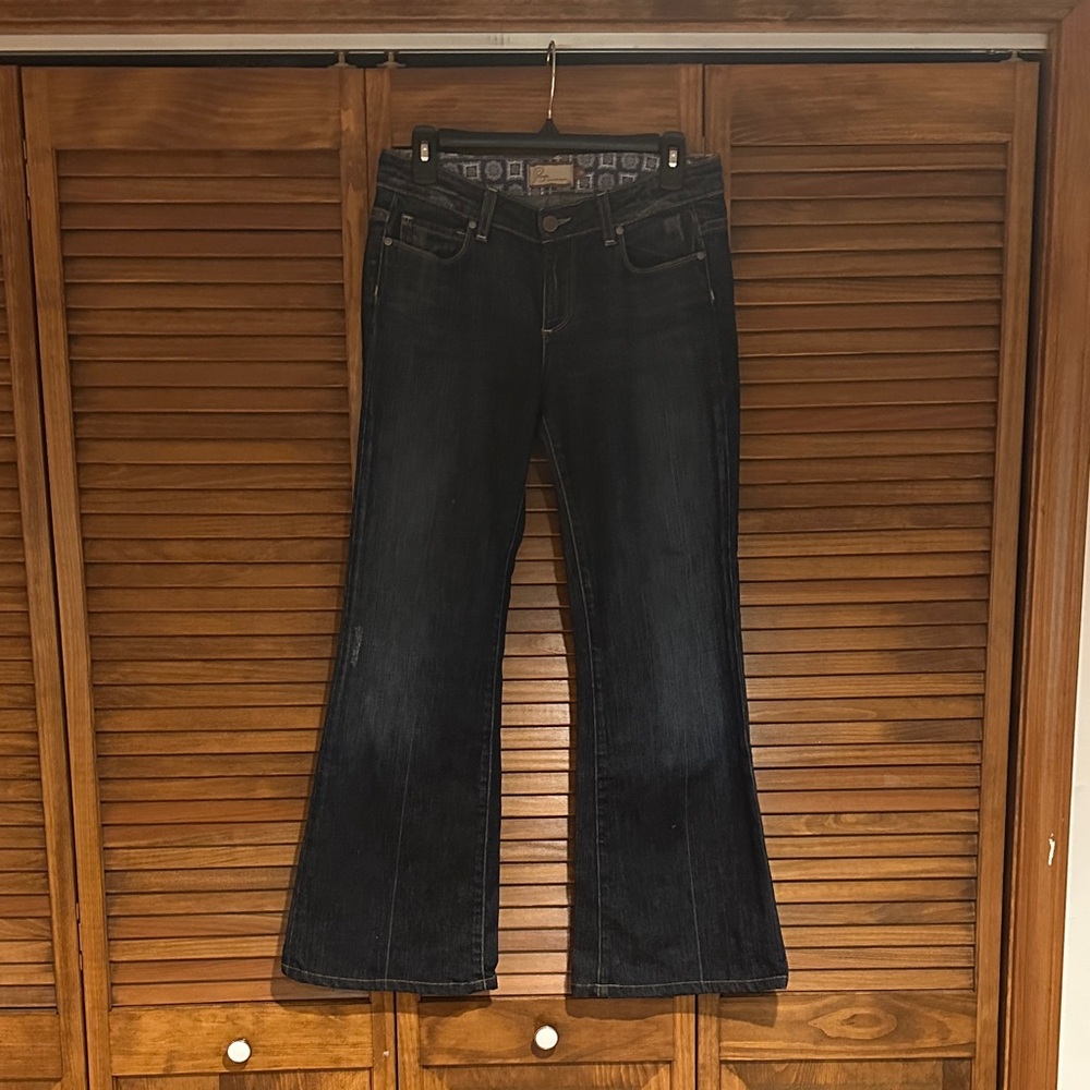 PAIGE Dark Flare Jeans